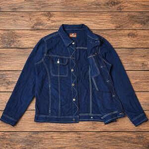 Men's Navy and Blue Jacket